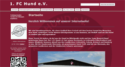 Desktop Screenshot of fc-hund.de